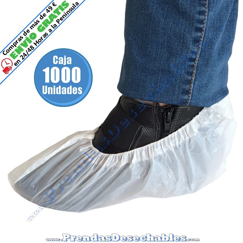  Kerbl 15377 - Cubrezapatos desechables con correa elástica  hasta el tobillo, 16.142 x 5.906 in, 100 unidades : Todo lo demás